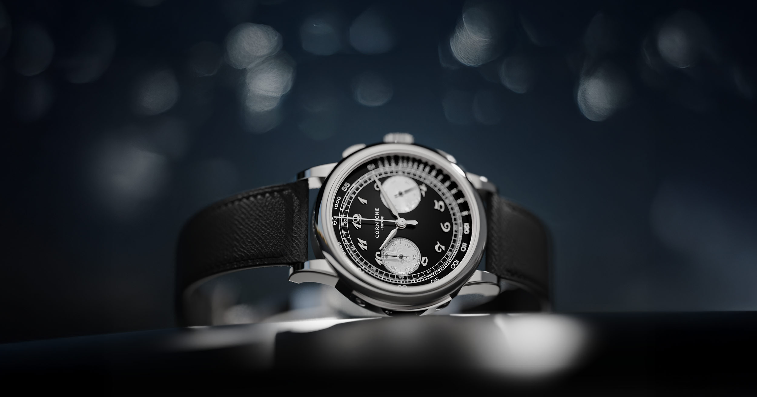 Noir Blanc Chronograph