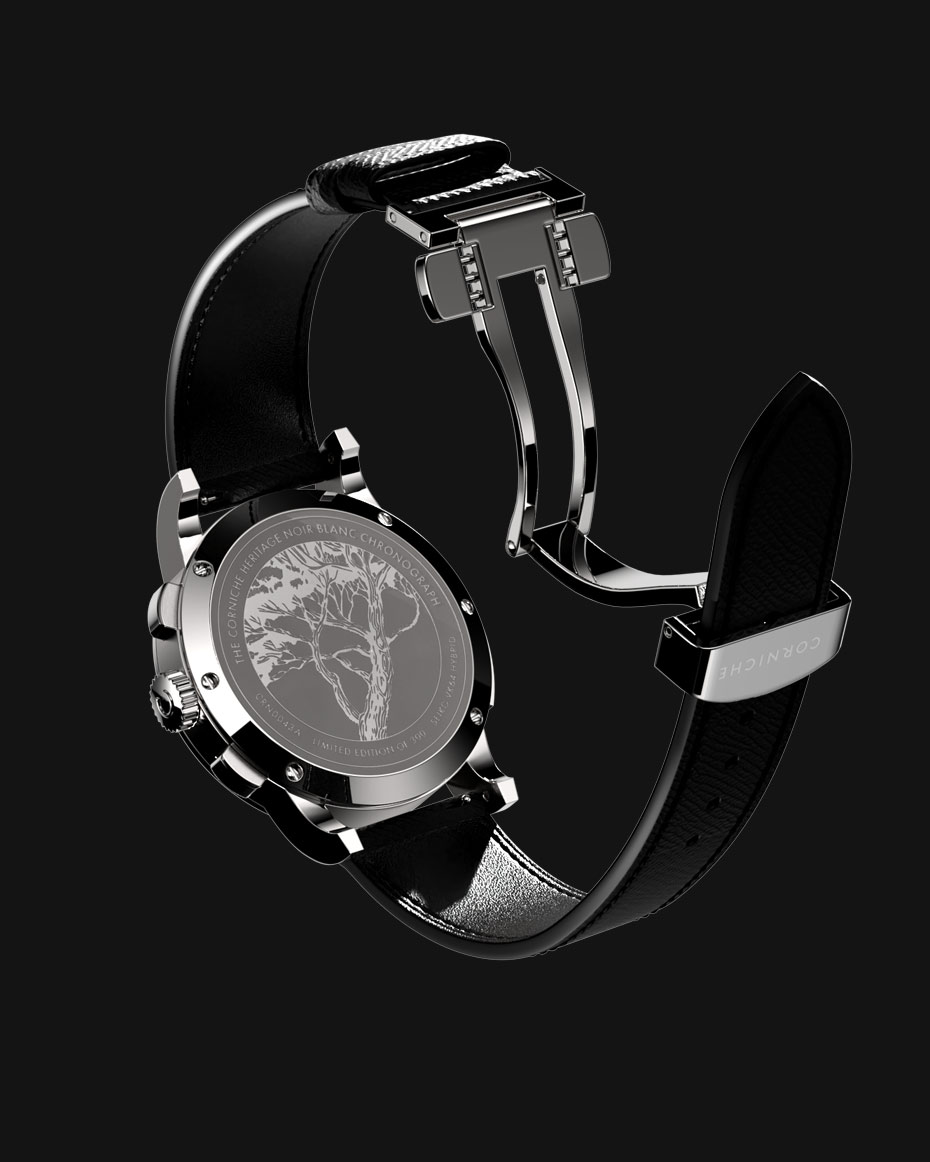 Noir Blanc Chronograph